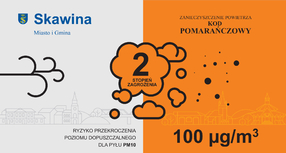 Ostrzeżenie 2 stopnia o zanieczyszczeniu powietrza dla powiatu krakowskiego (20.02)