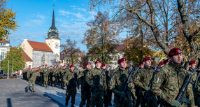 Przysięga wojskowa w Skawinie